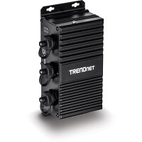 TRENDnet TI-EU120 - Gigabit Ethernet - Schwarz - 15,4 W - -40 - 75 &deg;C - 834 g