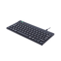 R-Go Compact Break R-Go Tastatur - QWERTY (UK) - schwarz - kabelgebunden - Mini - Kabelgebunden - USB - QWERTY - Schwarz