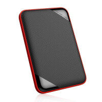 Silicon Power Armor A62 - 1000 GB - 2.5 Zoll - 3.2 Gen 1 (3.1 Gen 1) - Schwarz - Rot