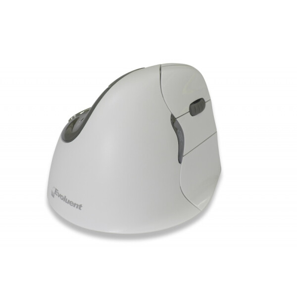 Bakker Evoluent4 Mouse White Bluetooth (Right Hand) - rechts - Optisch - Bluetooth - 2600 DPI - Grau
