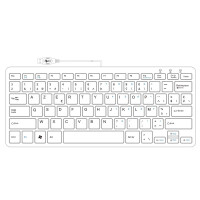 R-Go Compact R-Go Tastatur - AZERTY (BE) - weiß -...