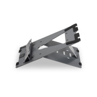 Bakker Ergo-Q 160 - Notebook-Ständer - Schwarz - Dunkles Grau - 25,4 cm (10 Zoll) - 43,2 cm (17 Zoll) - Aluminium - Gummi - Stahl - 110 - 185 mm