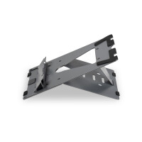 Bakker Ergo-Q 160 - Notebook-Ständer - Schwarz - Dunkles Grau - 25,4 cm (10 Zoll) - 43,2 cm (17 Zoll) - Aluminium - Gummi - Stahl - 110 - 185 mm