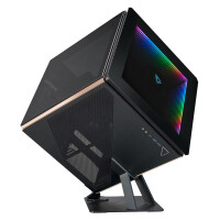 AZZA Regis - Cube - PC - Schwarz - Gold - Grau - ATX -...