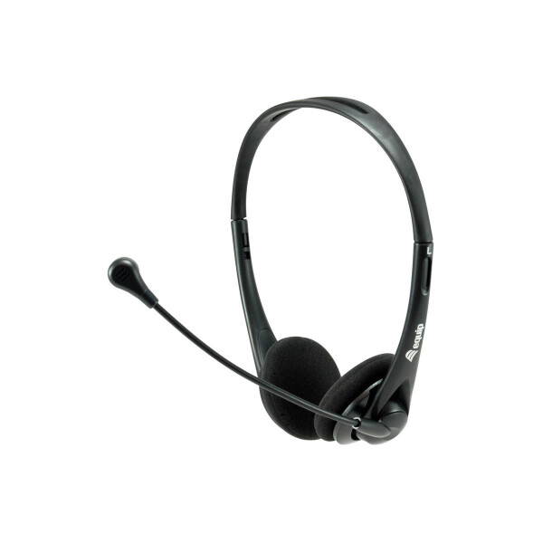 Equip USB-Headset - Kopfhörer - Kopfband - Büro/Callcenter - Schwarz - Binaural - SCR-Steuereinheit