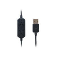 Equip USB-Headset - Kopfhörer - Kopfband - Büro/Callcenter - Schwarz - Binaural - SCR-Steuereinheit