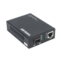 Intellinet 10GBase-T auf 10GBase-R Medienkonverter - 1 x 10 GB SFP+ Slot - 1 x 10 GB RJ45-Port - 10000 Mbit/s - IEEE 802.3u - 10 Gigabit Ethernet - 10,100,1000,1200,2500,5000,10000 Mbit/s - Voll - Halb - SFP+
