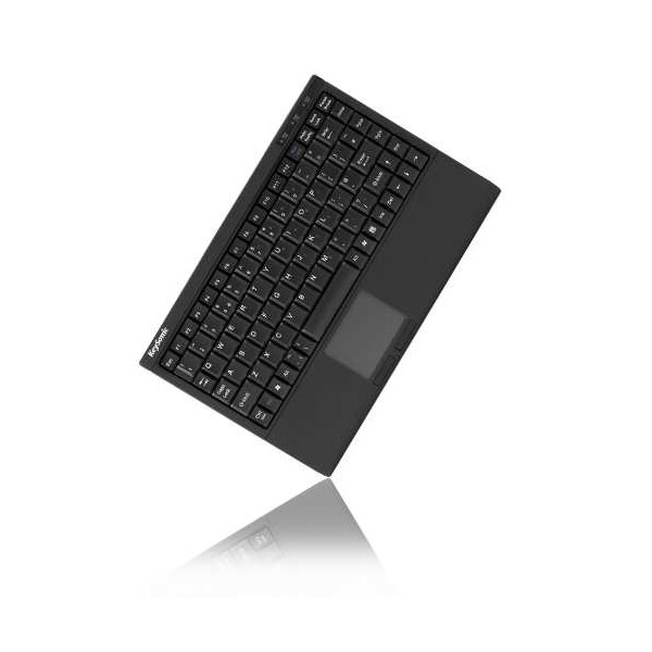 KeySonic ACK-540U+ - Mini - Kabelgebunden - USB - Membran Key Switch - QWERTY - Schwarz