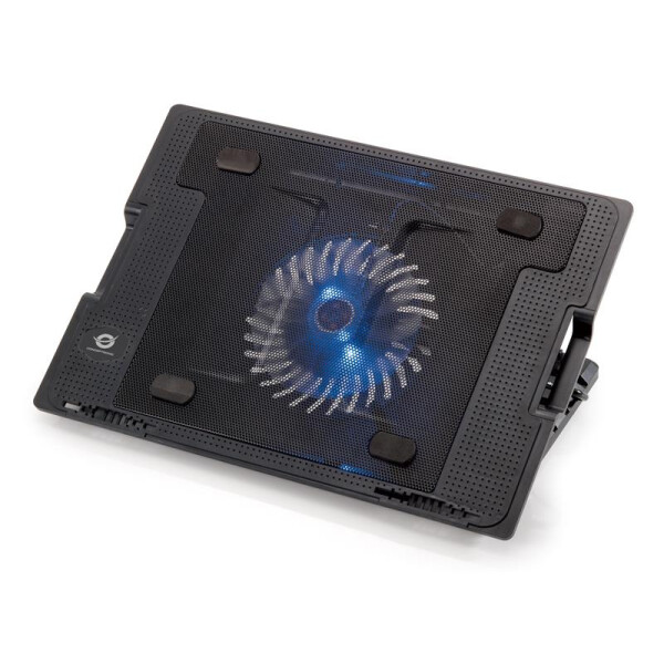 Conceptronic Klappbarer kühlender Notebook-Ständer - 43,2 cm (17 Zoll) - 1 Stück(e) - 14 cm - Schwarz - USB - USB