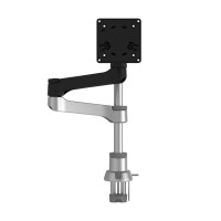 R-Go Zepher 4 R-Go C2 - nachhaltiger Monitor Arm - Tischhalterung - Justierbar - nachhaltiger Monitor Arm - 8 kg Tragkraft - schwarz/silber - geringer CO2 Fußabdruck - Klemme - 8 kg - 61 cm (24") - 81,3 cm (32") - 100 x 100 mm - Schwarz - Silber