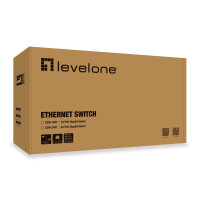 LevelOne 24-Port-Gigabit-Switch - Unmanaged - Gigabit Ethernet (10/100/1000) - Rack-Einbau