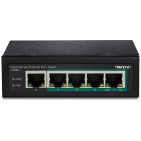 TRENDnet TI-PE50 - Unmanaged - Fast Ethernet (10/100) - Vollduplex - Power over Ethernet (PoE) - Wandmontage