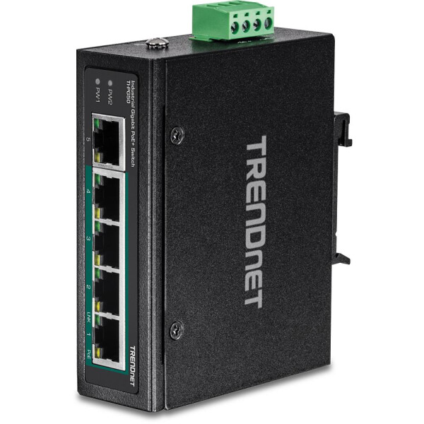 TRENDnet TI-PG50 - Unmanaged - Gigabit Ethernet (10/100/1000) - Vollduplex - Power over Ethernet (PoE) - Rack-Einbau - Wandmontage