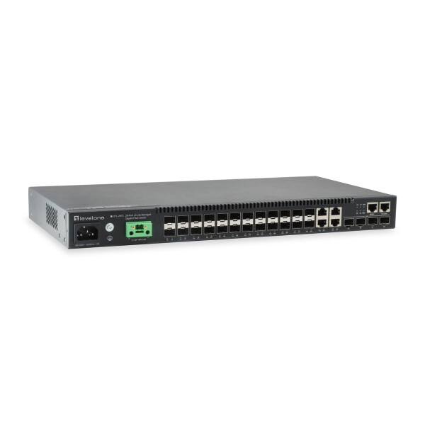 LevelOne Kilby GTL-2872 - Switch - L3 Lite - Switch - Glasfaser (LWL)