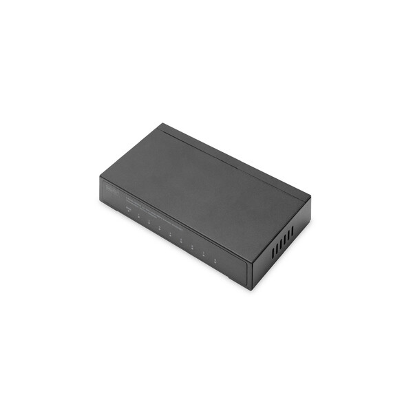DIGITUS 8-Port Gigabit Switch, Desktop, Unmanaged,  Metallgehäuse
