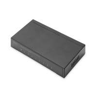 DIGITUS 8-Port Gigabit Switch, Desktop, Unmanaged,  Metallgehäuse