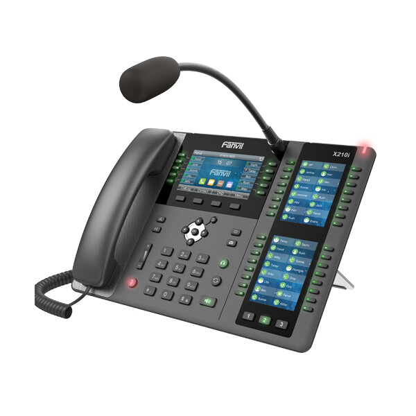 Fanvil X210i - IP-Telefon - Schwarz - Grau - Kabelgebundenes Mobilteil - Im Band - Out-of band - SIP-Info - 20 Zeilen - 2000 Eintragungen