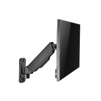 Equip 17"-32" Monitor-Wandhalterung - Armlänge: 334 mm - Schrauben - 9 kg - 43,2 cm (17 Zoll) - 81,3 cm (32 Zoll) - 100 x 100 mm - Schwarz