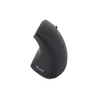 Equip Ergonomische Schnurlosmaus - rechts - Optisch - RF Wireless - 1600 DPI - Schwarz