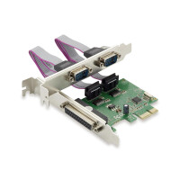 Conceptronic SPC01G - PCIe - Parallel - RS-232 - PCIe 1.1 - Gr&uuml;n - China - 2,5 Gbit/s