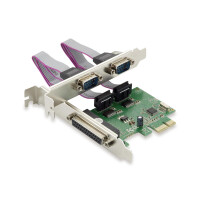 Conceptronic SPC01G - PCIe - Parallel - RS-232 - PCIe 1.1 - Grün - China - 2,5 Gbit/s