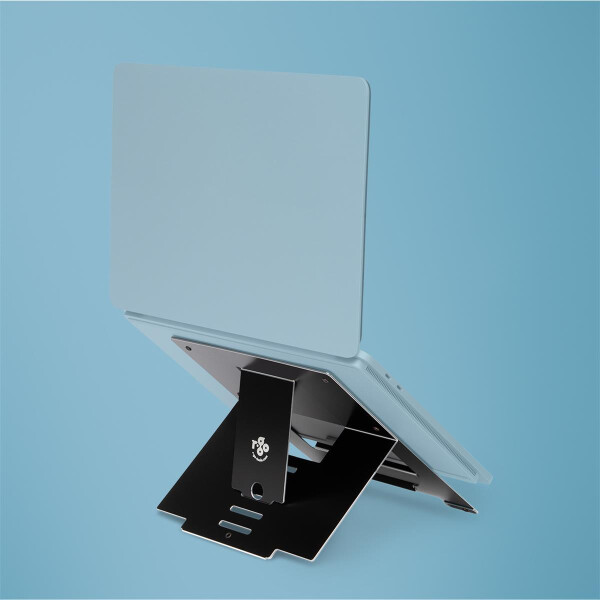 R-Go Riser R-Go Flexibel Laptopständer - verstellbar - schwarz - Schwarz - Aluminium - 25,4 cm (10") - 55,9 cm (22") - 5 kg - 135 - 220 mm
