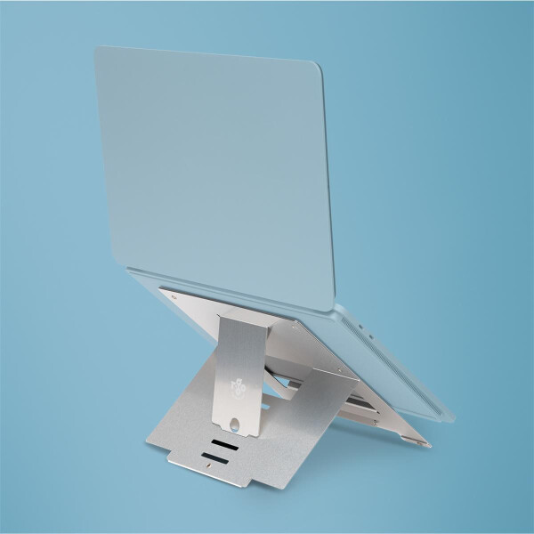 R-Go Riser R-Go Flexibel Laptopständer - verstellbar - silber - Silber - Aluminium - 25,4 cm (10") - 55,9 cm (22") - 5 kg - 135 - 220 mm