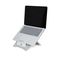 R-Go Riser R-Go Flexibel Laptopständer - verstellbar - silber - Silber - Aluminium - 25,4 cm (10") - 55,9 cm (22") - 5 kg - 135 - 220 mm