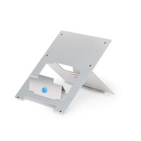 R-Go Riser R-Go Flexibel Laptopständer - verstellbar - silber - Silber - Aluminium - 25,4 cm (10") - 55,9 cm (22") - 5 kg - 135 - 220 mm