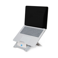 R-Go Riser R-Go Flexibel Laptopständer - verstellbar - silber - Silber - Aluminium - 25,4 cm (10") - 55,9 cm (22") - 5 kg - 135 - 220 mm