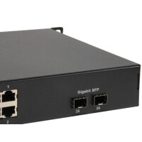 LevelOne FGP-2602W380 - Unmanaged - Fast Ethernet (10/100) - Vollduplex - Power over Ethernet (PoE) - Rack-Einbau