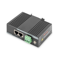 DIGITUS Industrieller Gigabit Ethernet PoE+ Injektor, 802.3 af/at, 60 W