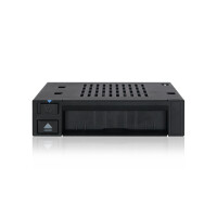 Icy Dock flexiDOCK MB521SP-B - Schwarz - Metall - Kunststoff - 15 mm - 6 Gbit/s - HDD - Leistung - CE - REACH