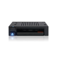 Icy Dock flexiDOCK MB521SP-B - Schwarz - Metall - Kunststoff - 15 mm - 6 Gbit/s - HDD - Leistung - CE - REACH