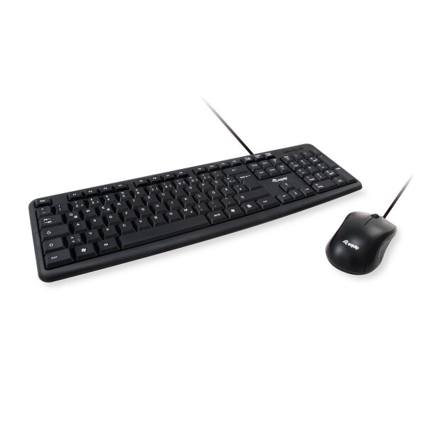 Equip 245200 - Volle Größe (100%) - USB - QWERTY - Schwarz - Maus enthalten