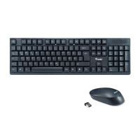 Equip Wireless Tastatur+ Maus Layout deutsch schwarz - Tastatur