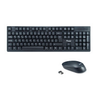 Equip Wireless Tastatur+ Maus Layout portugiesisch schwarz - Tastatur