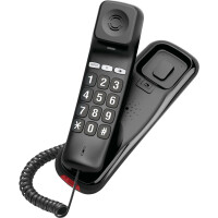 Olympia 4510 - Analoges Telefon - Kabelgebundenes Mobilteil - Schwarz - Rot