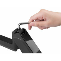 Equip Neig-/schwenkbare Monitorhalter für Bildschirme mit 17 bis 32 Zoll - Klemme - 9 kg - 33 cm (13 Zoll) - 81,3 cm (32 Zoll) - 100 x 100 mm - Schwarz