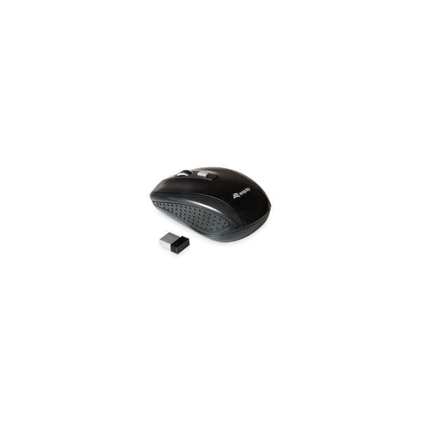 Equip Optische Maus kabellos USB Travel R+L schwarz - Maus - 1.600 dpi