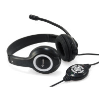 Equip 245301 - Kopfhörer - Kopfband - Anrufe & Musik - Schwarz - Binaural - Digital