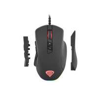 natec Mouse computer Genesis Xenon 770 NMG-1473 Optical 10200 DPI black - Maus - 10.200 dpi