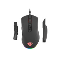 natec Mouse computer Genesis Xenon 770 NMG-1473 Optical 10200 DPI black - Maus - 10.200 dpi
