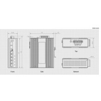 LevelOne IES-0600 - Gigabit Ethernet (10/100/1000) - Vollduplex - Wandmontage