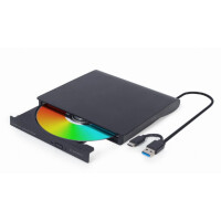 Gembird DVD-USB-03 - Schwarz - Vorderseite - Horizontal -...