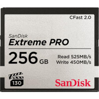 SanDisk Extreme Pro - 256 GB - CFast 2.0 - 525 MB/s - 450...
