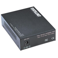 Intellinet Fast Ethernet Medienkonverter - 10/100Base-TX auf 100Base-FX (ST) Multimode - 2 km - 100 Mbit/s - IEEE 802.3 - IEEE 802.3u - Schnelles Ethernet - 10,100 Mbit/s - Voll - Halb - ST