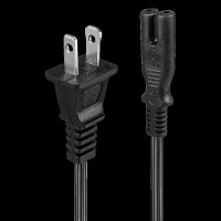 Lindy Stromkabel (110 Volt Wechselstrom) - NEMA 1-15 (M) - IEC 320 EN 60320 C7