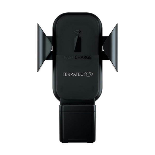 TerraTec ChargeAir All Car - Handy/Smartphone - Smartwatch - Aktive Halterung - Auto - Schwarz