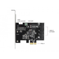 Delock 90387 - PCIe - USB 3.2 Gen 1 (3.1 Gen 1) - China - 5 Gbit/s - Windows 10 Education x64 - Windows 10 Enterprise x64 - Windows 10 Home x64 - Windows 10 Pro x64,... - Karton mit Aufh&auml;nger